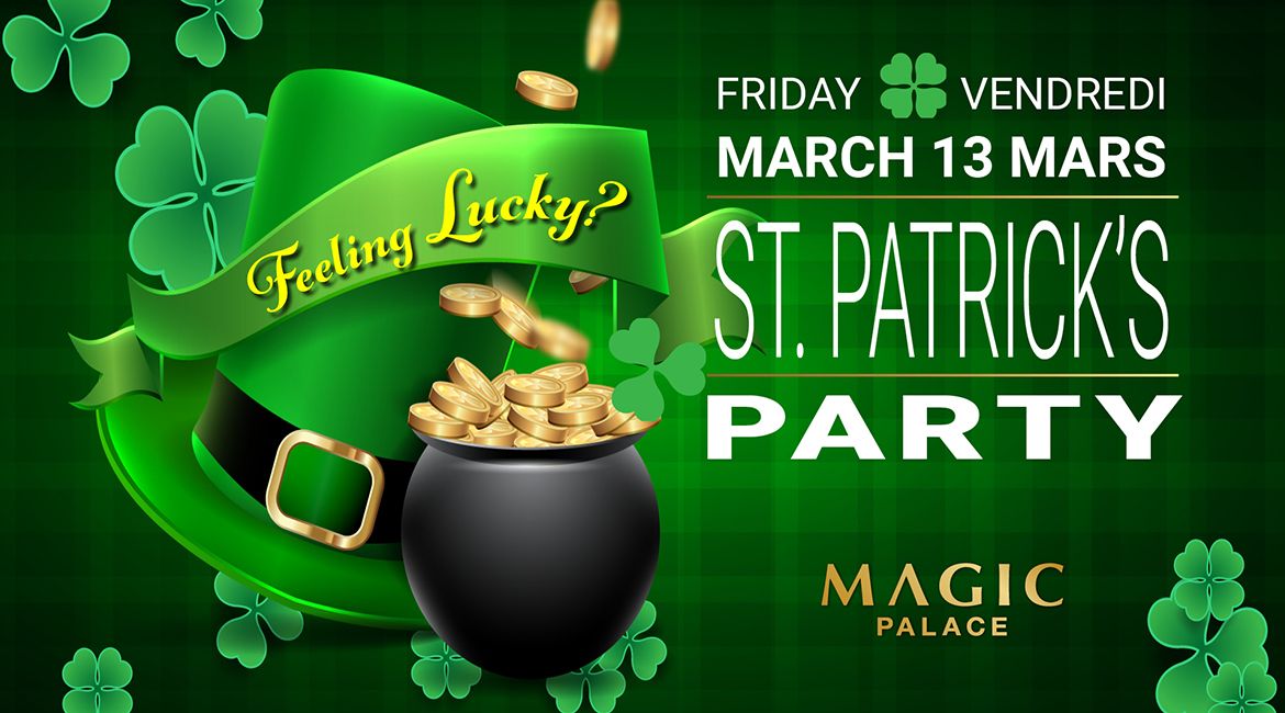 St. Patrick's Day Party Cash Giveaways