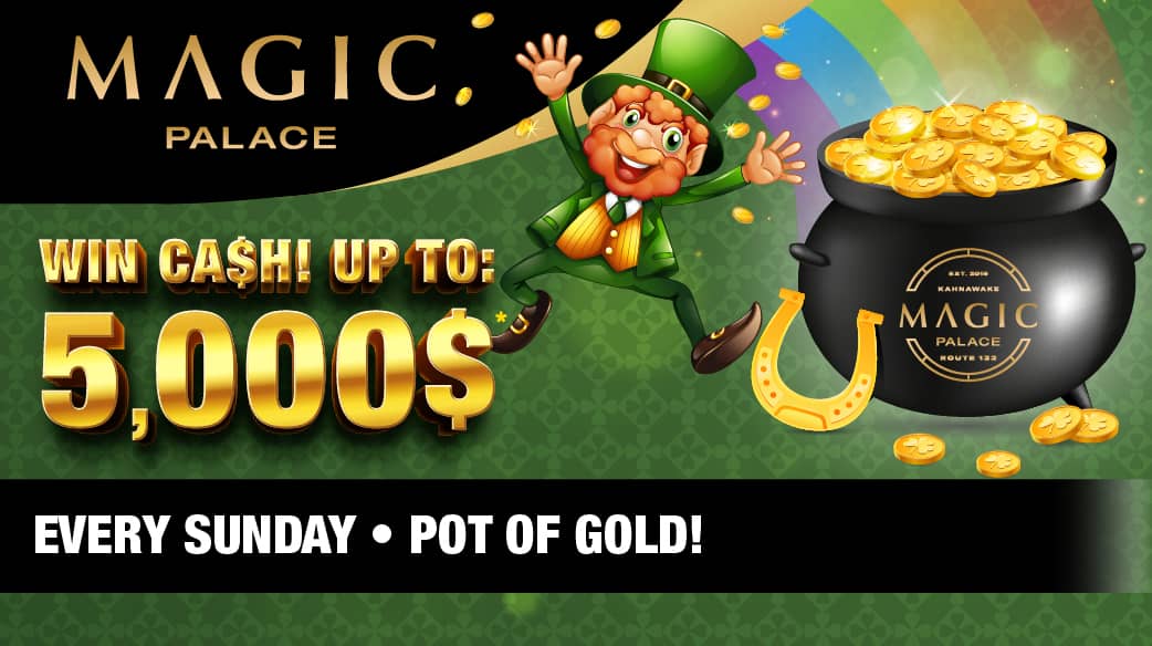 Sunday Promotion - Pot of Gold Game!