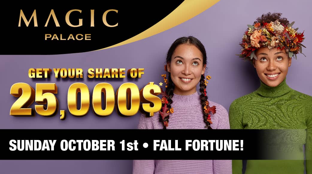 Sunday October 1st Promotion - Fall Fortune!